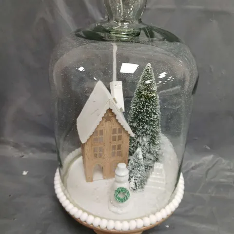 WINTER SCENE CLOCHE