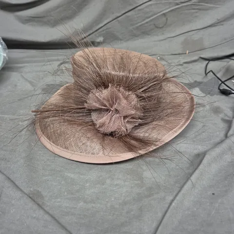Windsmoor brown hat for women with decorative rosette