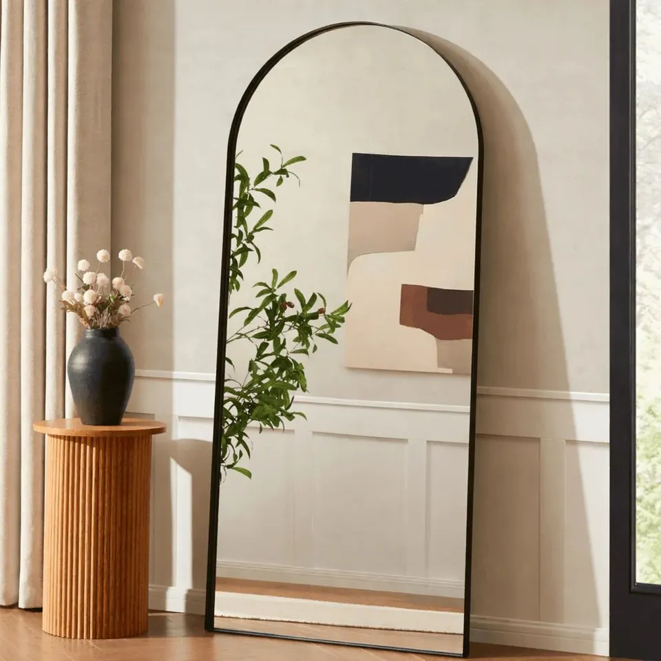 BOXED DUSK ARCHED FULL LENGTH MIRROR - BLACK (1 BOX)
