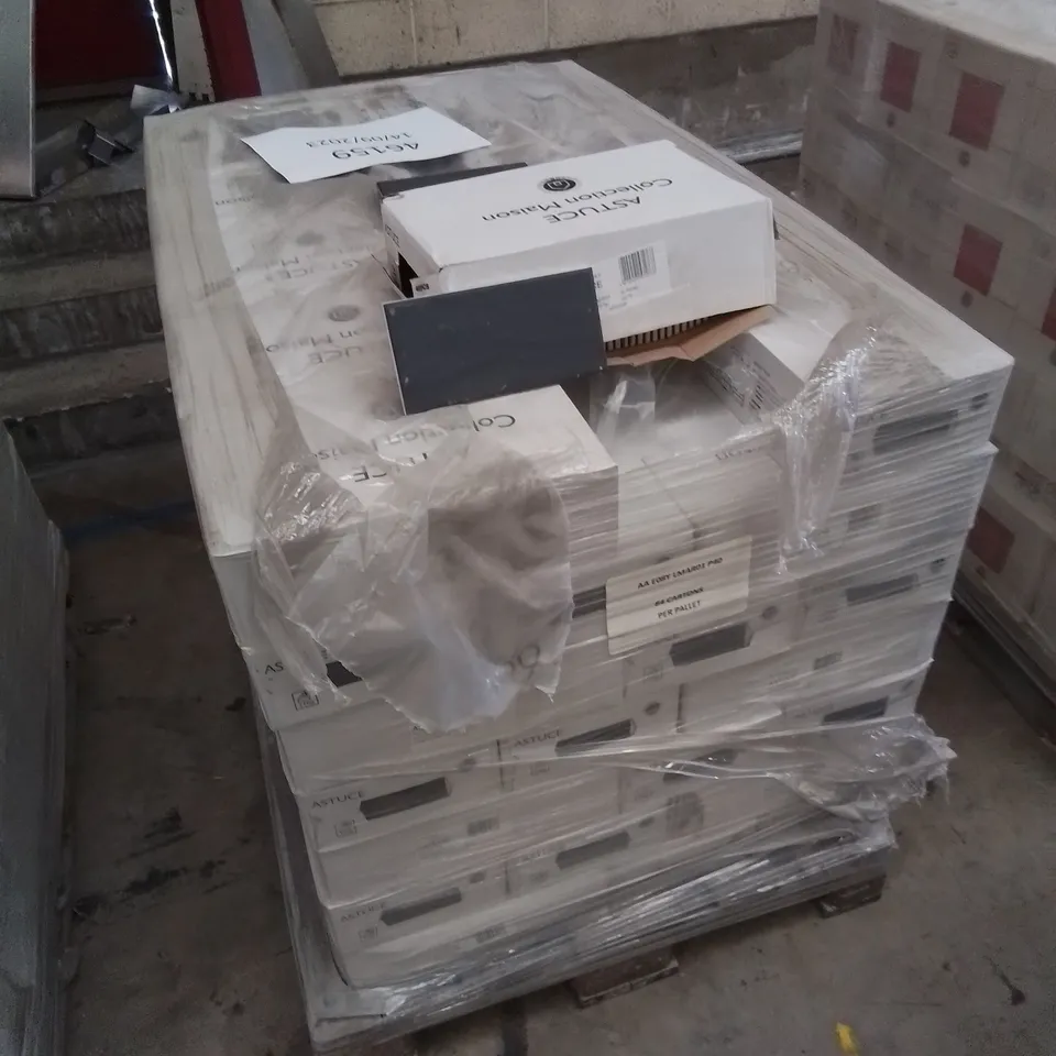 PALLET TO CONTAIN APPROX. 84 X PACKS OF BRAND NEW ASTUCE COLLECTION MAISON DANS LAIR TILES - 40 PER BOX // TILE SIZE: 197 X 97 X 6.5MM