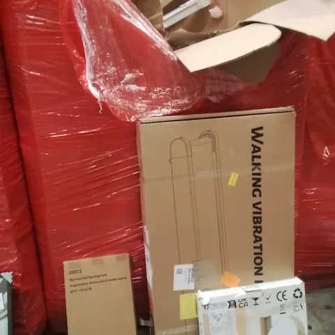PALLET OF ASSORTED HOUSEHOLD GOODS AND PRODUCTS TO INCLUDE;WALKING PAD,LED LIGHT,EARRING ORGANIZER