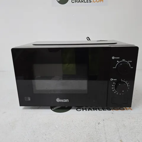 SWAN MICROWAVE OVEN – BLACK COUNTERTOP