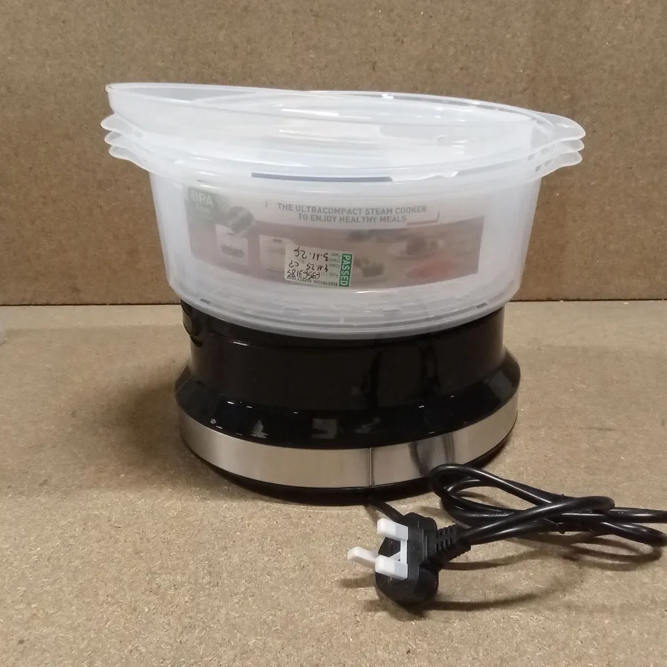 BOXED TEFAL ULTRA COMPACT STEAM COOKER