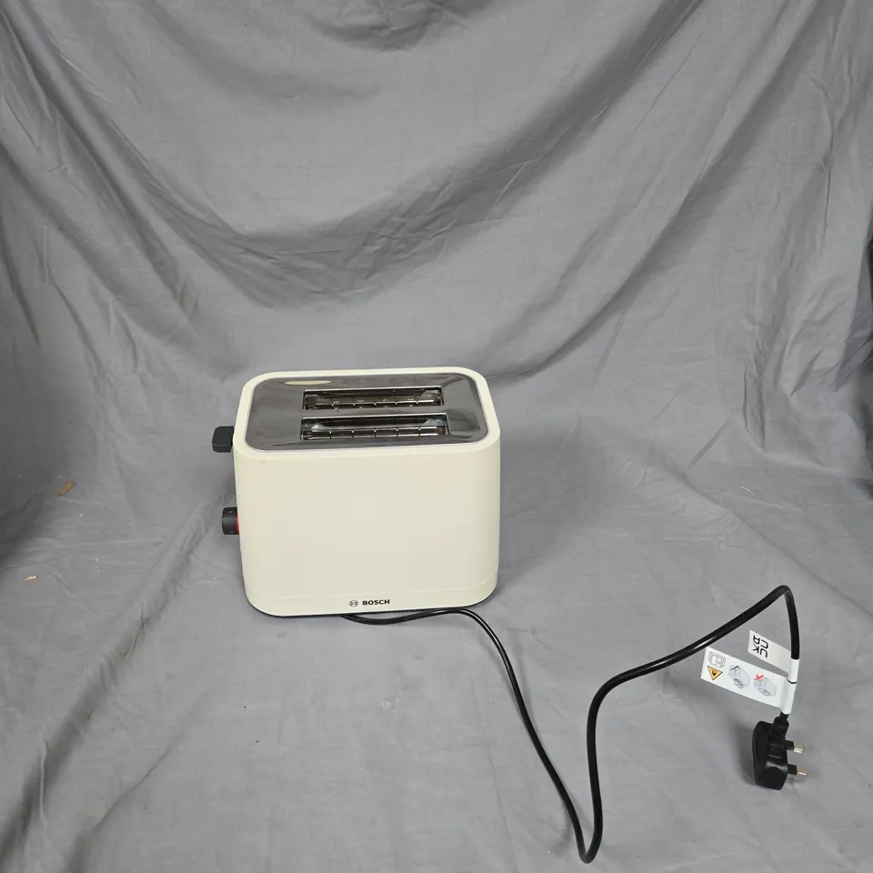 BOSCH 2-SLICE TOASTER - WHITE
