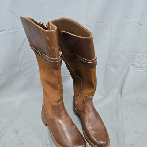 CLARKS MAYE CARLY KNEE HIGH BOOTS - 4