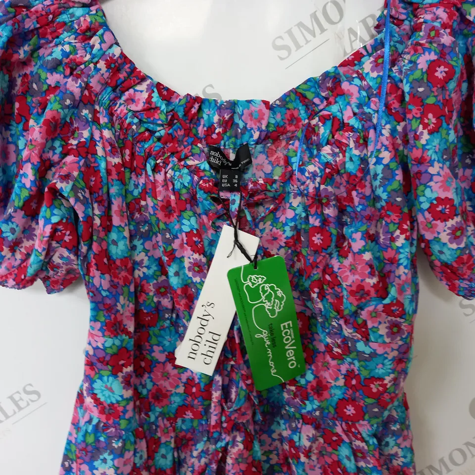 NOBODYS CHILD FLORAL DRESS - UK 8