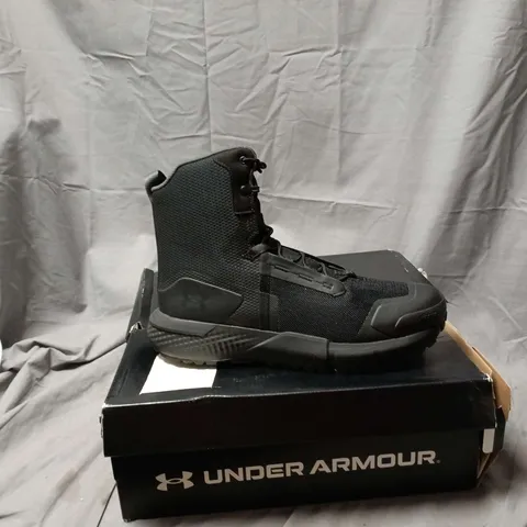 UNDER ARMOUR CHARGED VALSETZ ZIP - BLACK HIGH-TOP BOOTS – MEN'S UK SIZE 10
