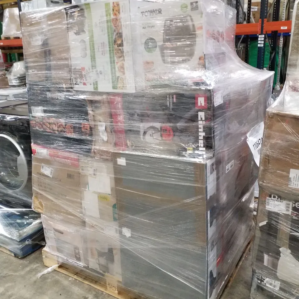 PALLET OF APPROXIMATELY 28 UNPROCESSED RAW RETURN HOUSEHOLD AND ELECTRICAL GOODS TO INCLUDE;