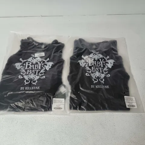 LOT OF APPROXIMATELY 45 BRAND NEW KILLSTAR ADA'S SPIRIT ITEMS IN BLACK - MAINLY SIZE 5Y