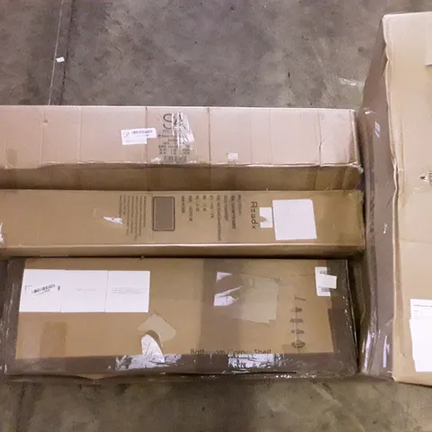 PALLET OF ASSORTED PRODUCTS INCLUDING SNOW CHRISTMAS TREE, CHAIR MAT, BATHROOM CORNER SHELF, MULTIFUNCTIONAL FOLDING TABLE