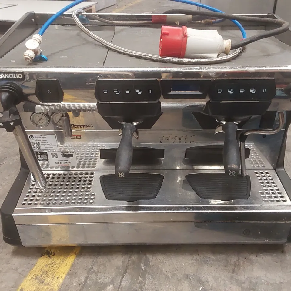 RANCILIO CLASSE 7 2 GROUP COMMERCIAL COFFEE MACHINE WITH ISTEAM