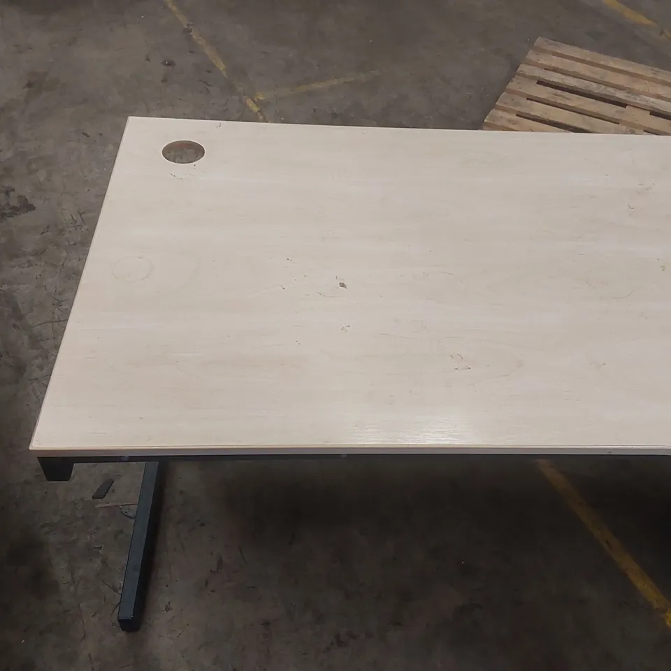 WOODEN OFFICE CORNER DESK
