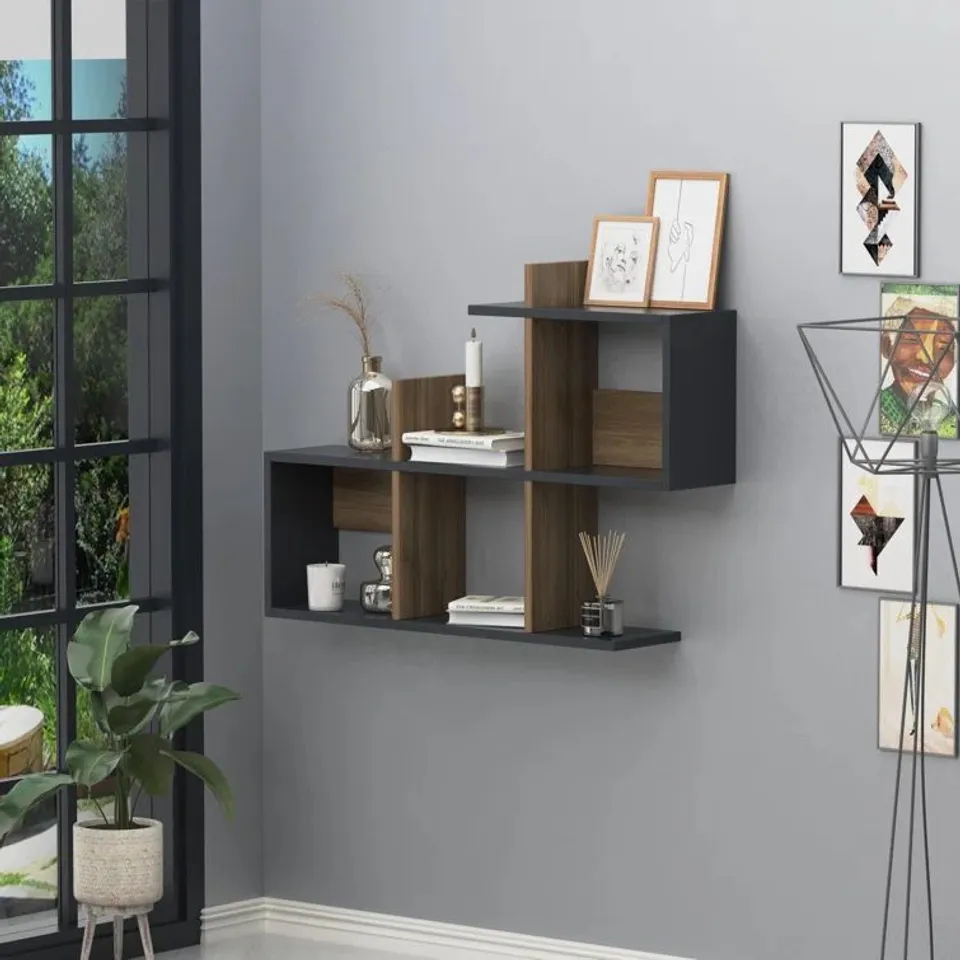 BOXED NAPFLE 7 PIECE SQUARED TIERED SHELF