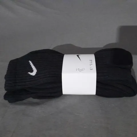 NIKE CREW SOCK - X3 - SIZE 11-14.5