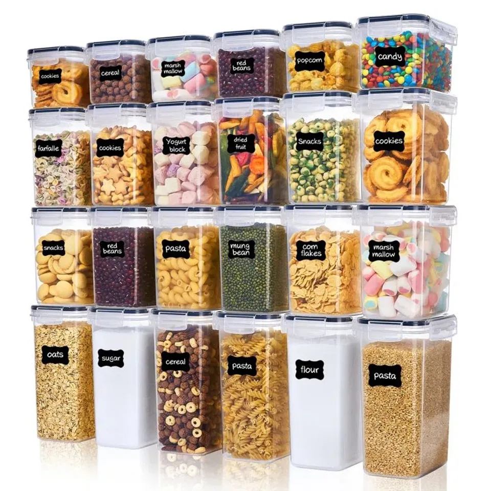 BOXED CLEMENTON APPROXIMATELY 24 PIECE FOOD STORAGE SET (1 BOX)