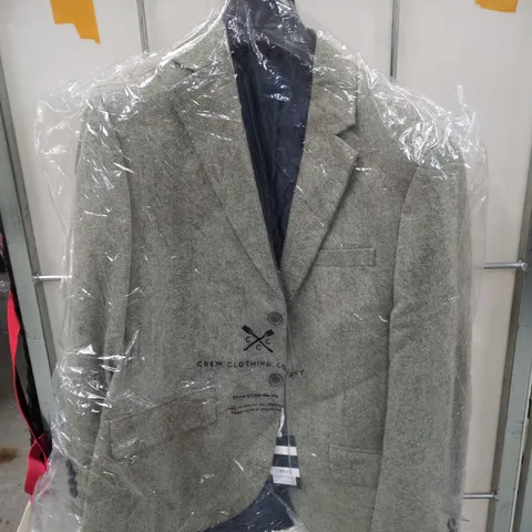 CREW CLOTHING COMPANY BLAZER SIZE 40 WOOL GREEN BAGGED