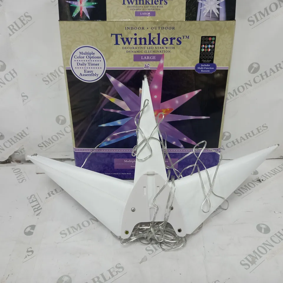 TWINKLERS DECORATIVE LED STAR WITH DYNAMIC ILLUMINATION LARGE 