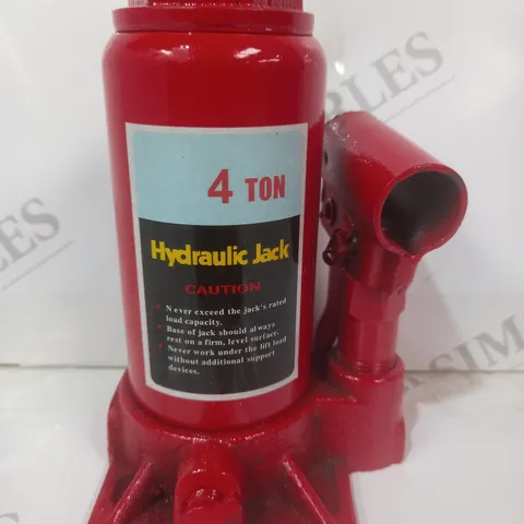 UNBRANDED 4 TON HYDRAULIC JACK