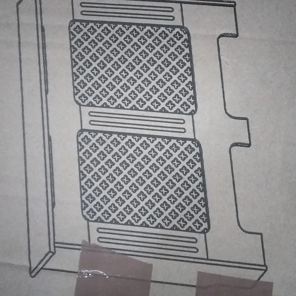 BOXED RETA RADIATOR COVER 82CM H X 111CM W X 19CM D , WHITE 