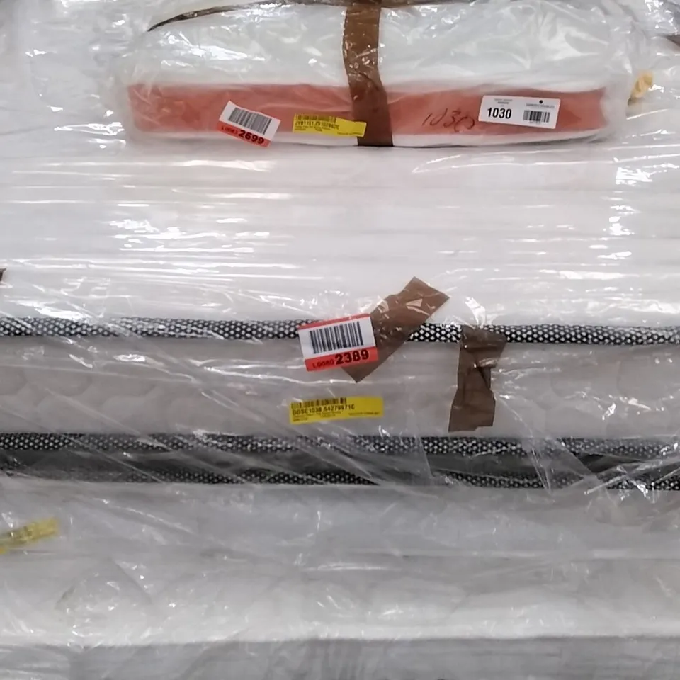 QUALITY BAGGED CALTHORPE PILLOW TOP POCKET SPRUNG 4'6FT MATTRESS