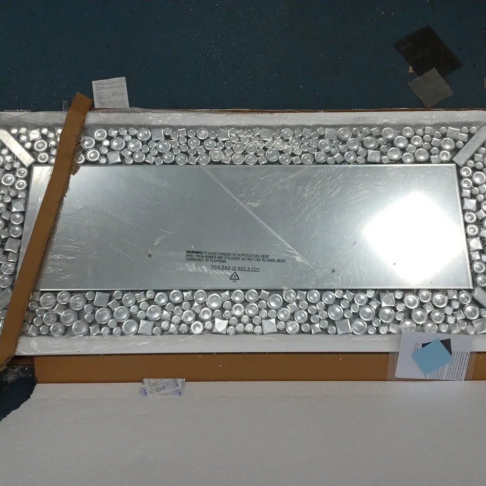 M BY JULIEN MACDONALD FULL LENGTH CRYSTAL WALL MIRROR - COLLECTION ONLY