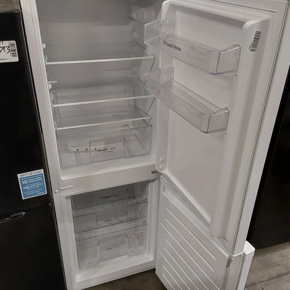 RUSSELL HOBBS RH50FF145 LOW FROST FRIDGE FREEZER, 113L FRIDGE, 61L FREEZER - WHITE (50CM WIDE, 145CM HIGH) - COLLECTION ONLY