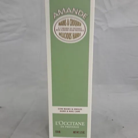 L'OCCITANE AMANDE MAINS & ONGLES HAND & NAIL CARE 150 ML – BOXED