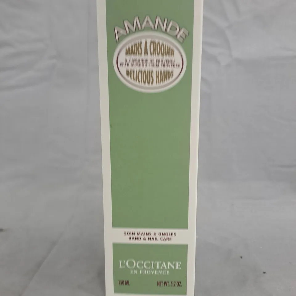 L'OCCITANE AMANDE MAINS & ONGLES HAND & NAIL CARE 150 ML – BOXED