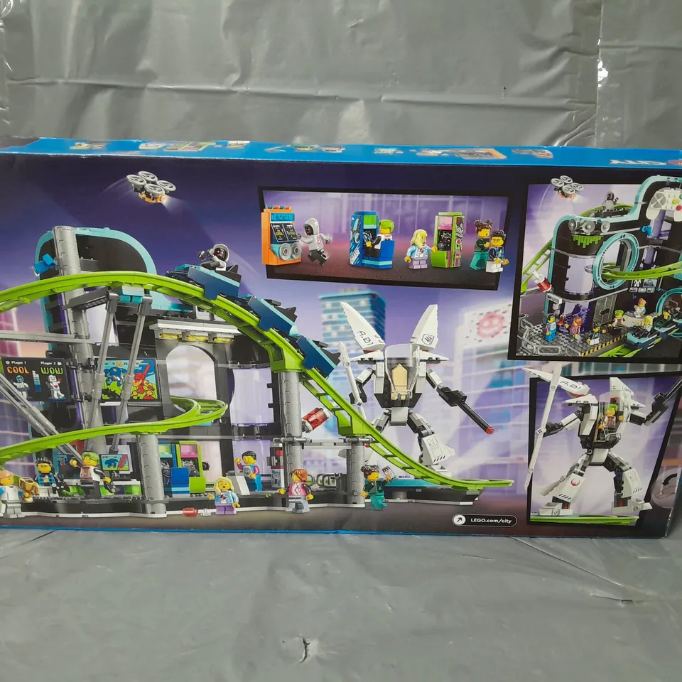 LEGO CITY ROBOT WORLD ROLLER-COASTER PARK TOY 60421 RRP £89.99