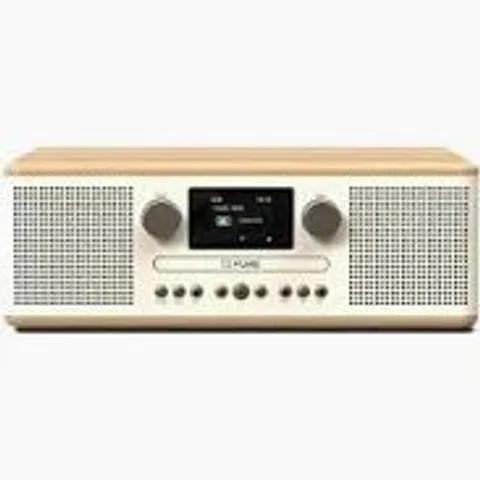 PURE CLASSIC CD6 COTTON WHITE/OAK CD/BLUETOOTH/DAB+/FM RADIO SYSTEM