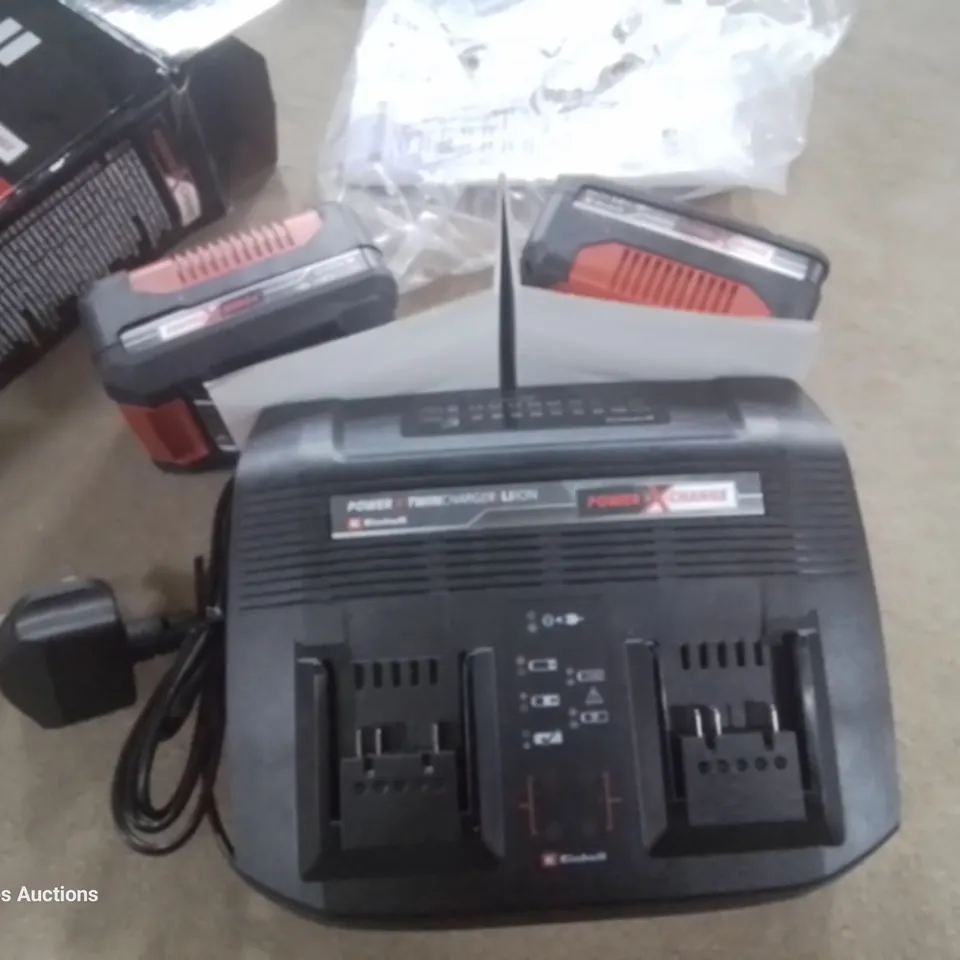BOXED EINHELL 3.0AH PXC TWIN STARTER KIT