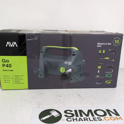 AVA Go P40 XL QVC Exclusive High Pressure Washer Kit