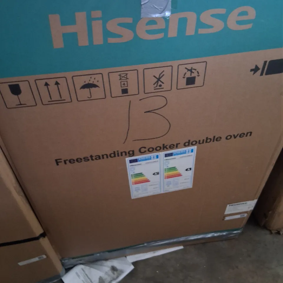BOXED HISENSE BLACK ELECTRIC COOKER HDE3211BBUK