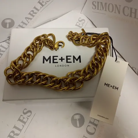 BOXED ME+EM HALLMARK CHAIN IN GOLD
