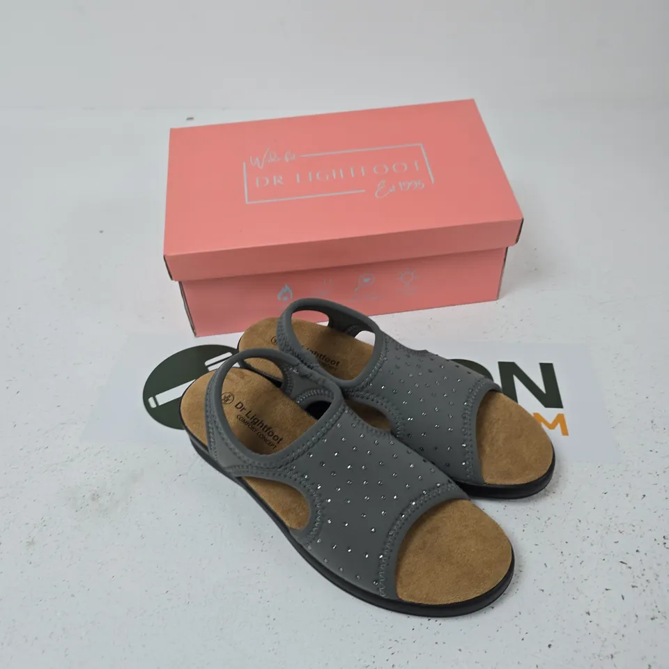 DR LIGHTFOOT JENNY PEWTER UK 5 SANDALS