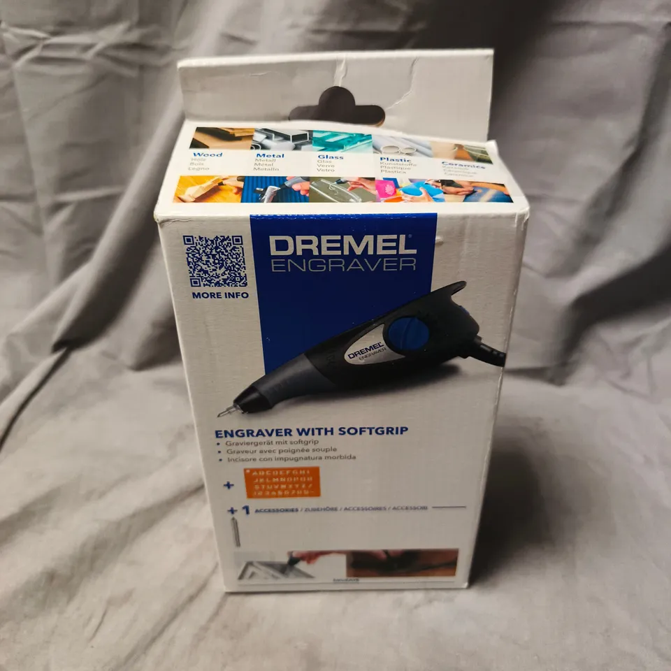 DREMEL ENGRAVER WITH SOFT GRIP – BOXED
