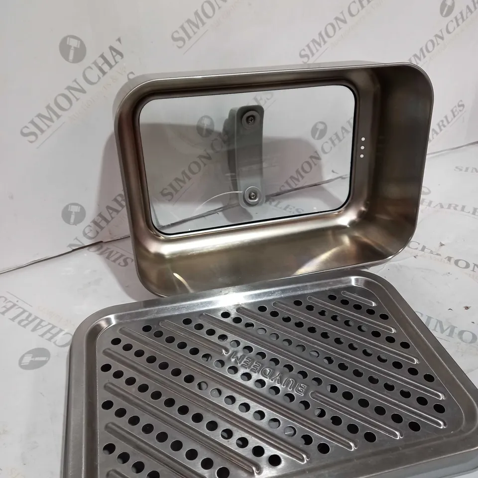 BUYDEEM STEAMER AND ROASTER - SILVER 