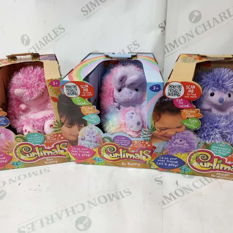 SIX BRAND NEW BOXED CURLIMALS 