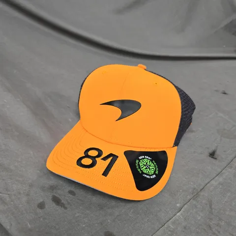 NEW ERA ORANGE TRUCKER CAP