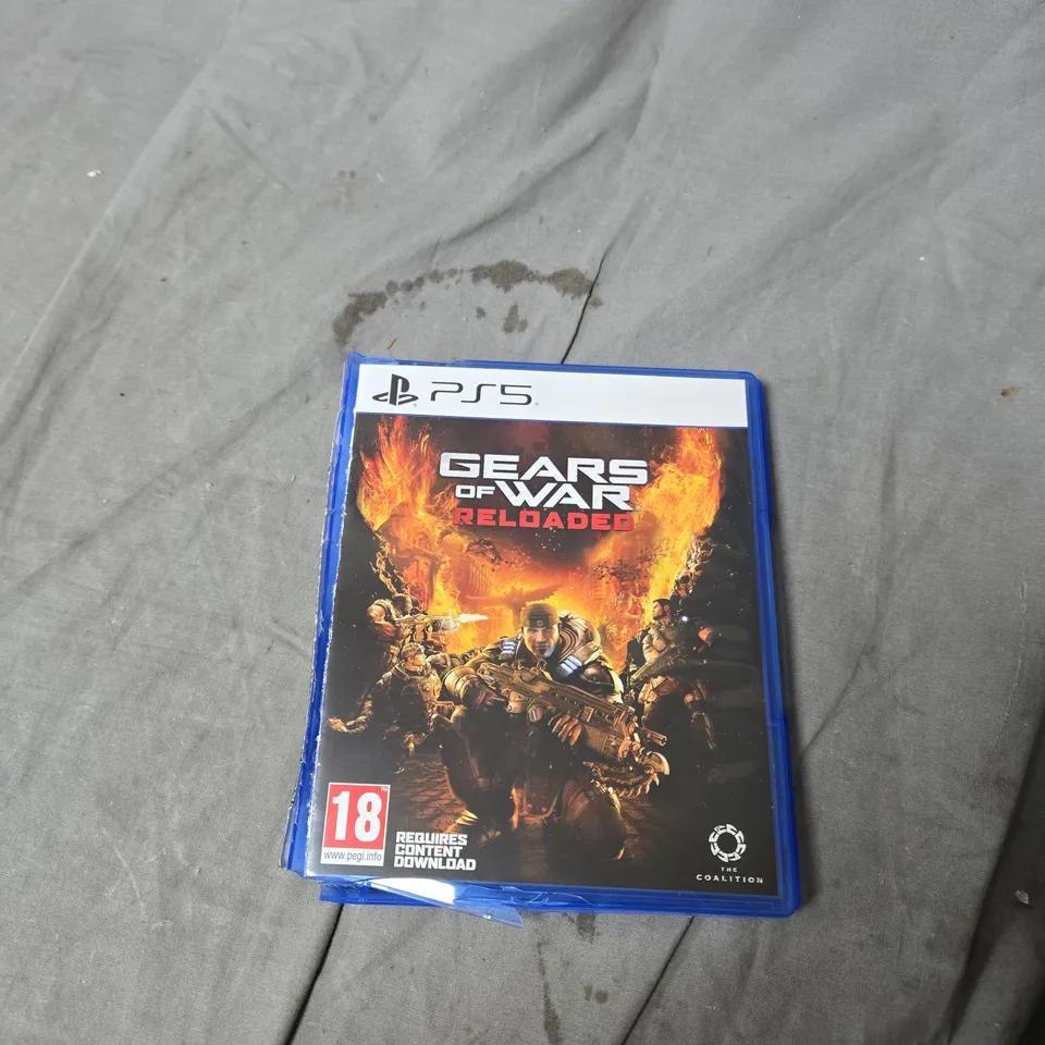 GEARS OF WAR: RELODED – PS5 GAME DISC IN CASE- DAMAGED CASE 