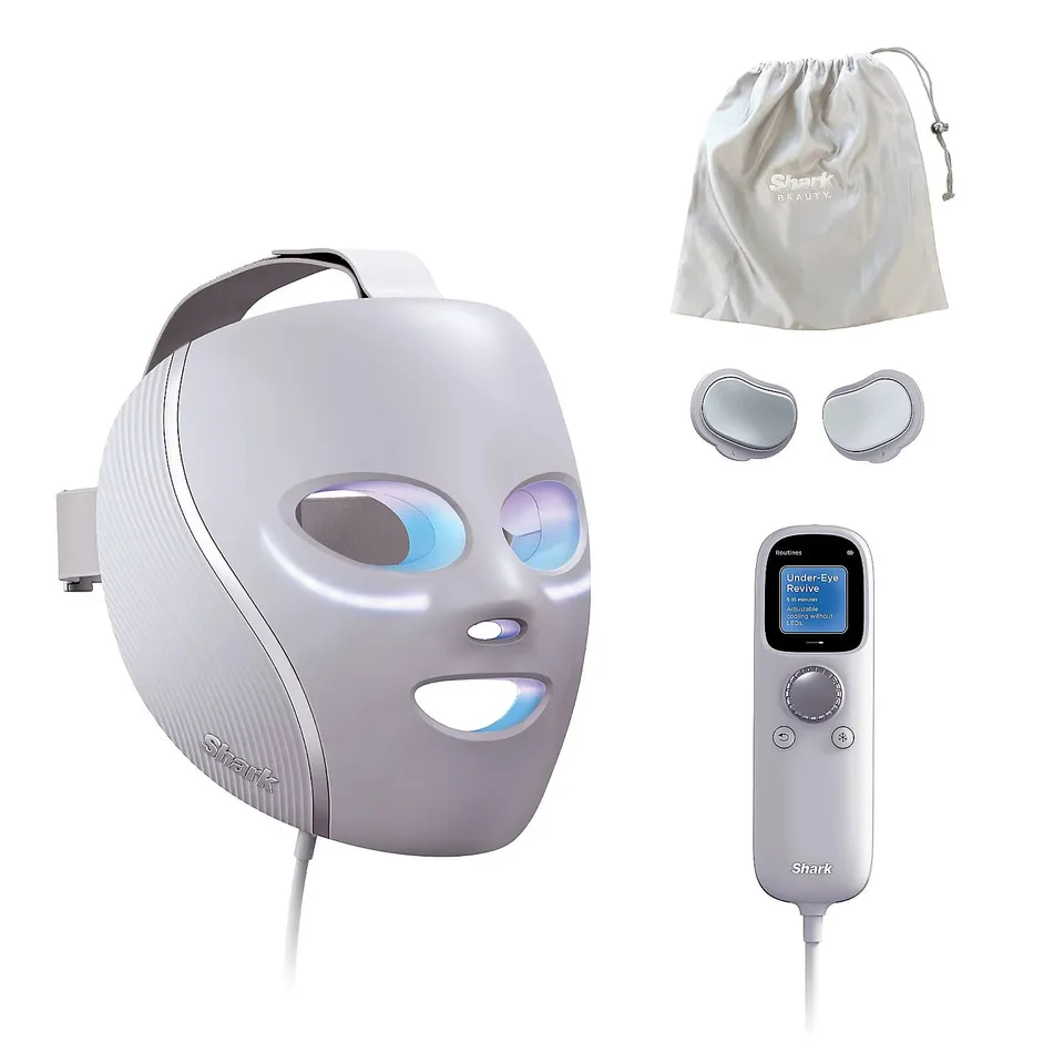 SHARK CRYO GLOW UNDER-EYE COOLING LED ANT-AGING MASK WITH CHARGING STAND
