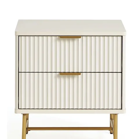 CORA 2 DRAWER BEDSIDE CHEST