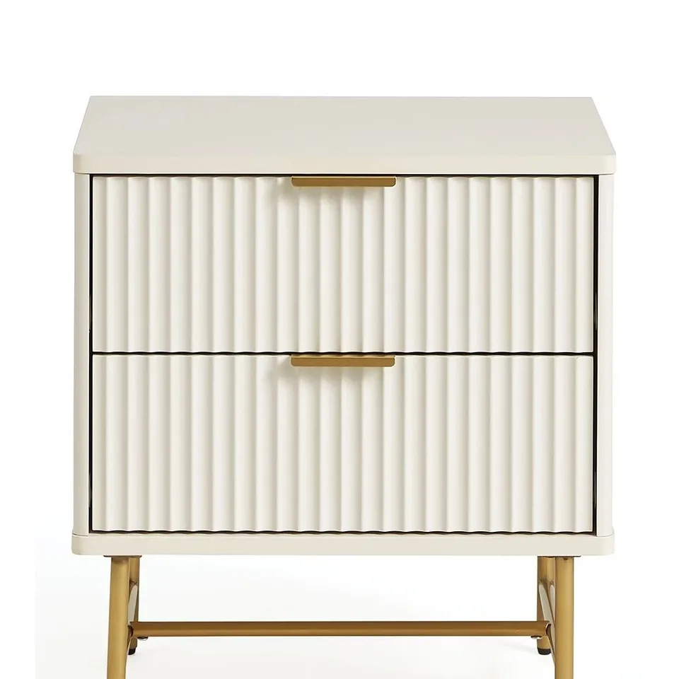 CORA 2 DRAWER BEDSIDE CHEST RRP £109