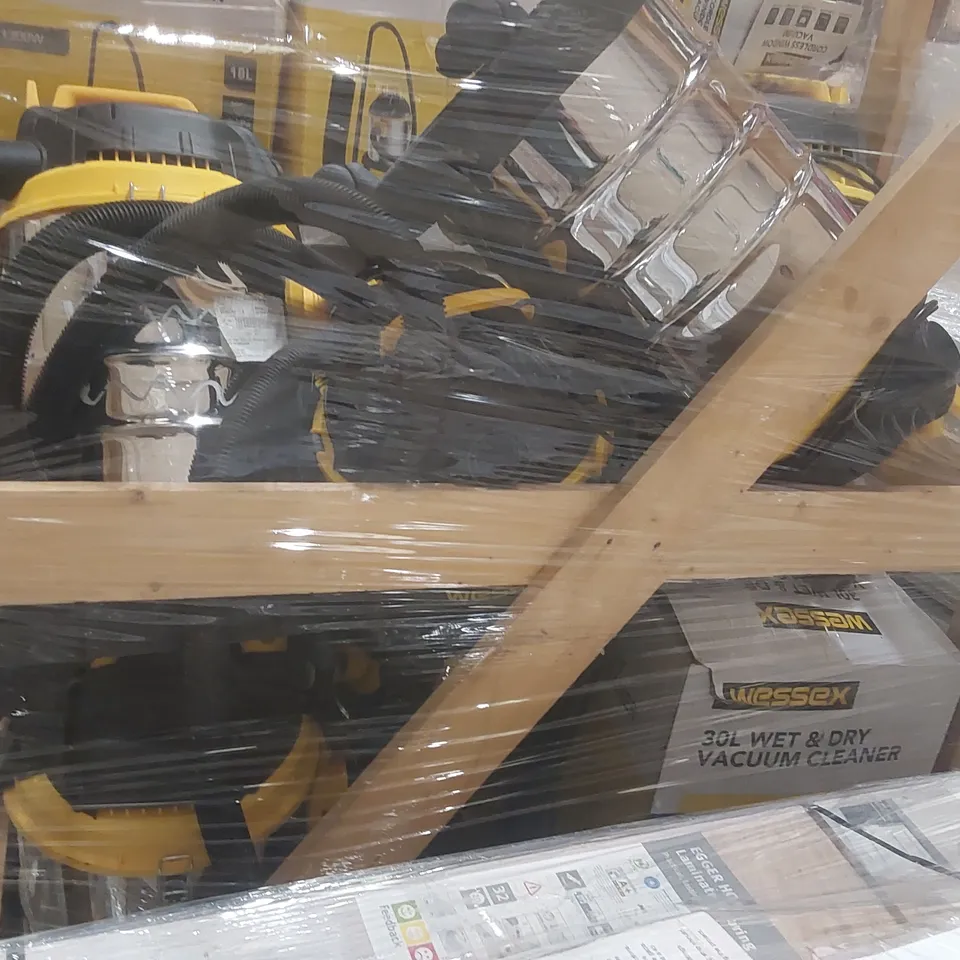 PALLET CONTAINING APPROXIMATELY 20x WET & DRY VACUUM CLEANING PRODUCTS