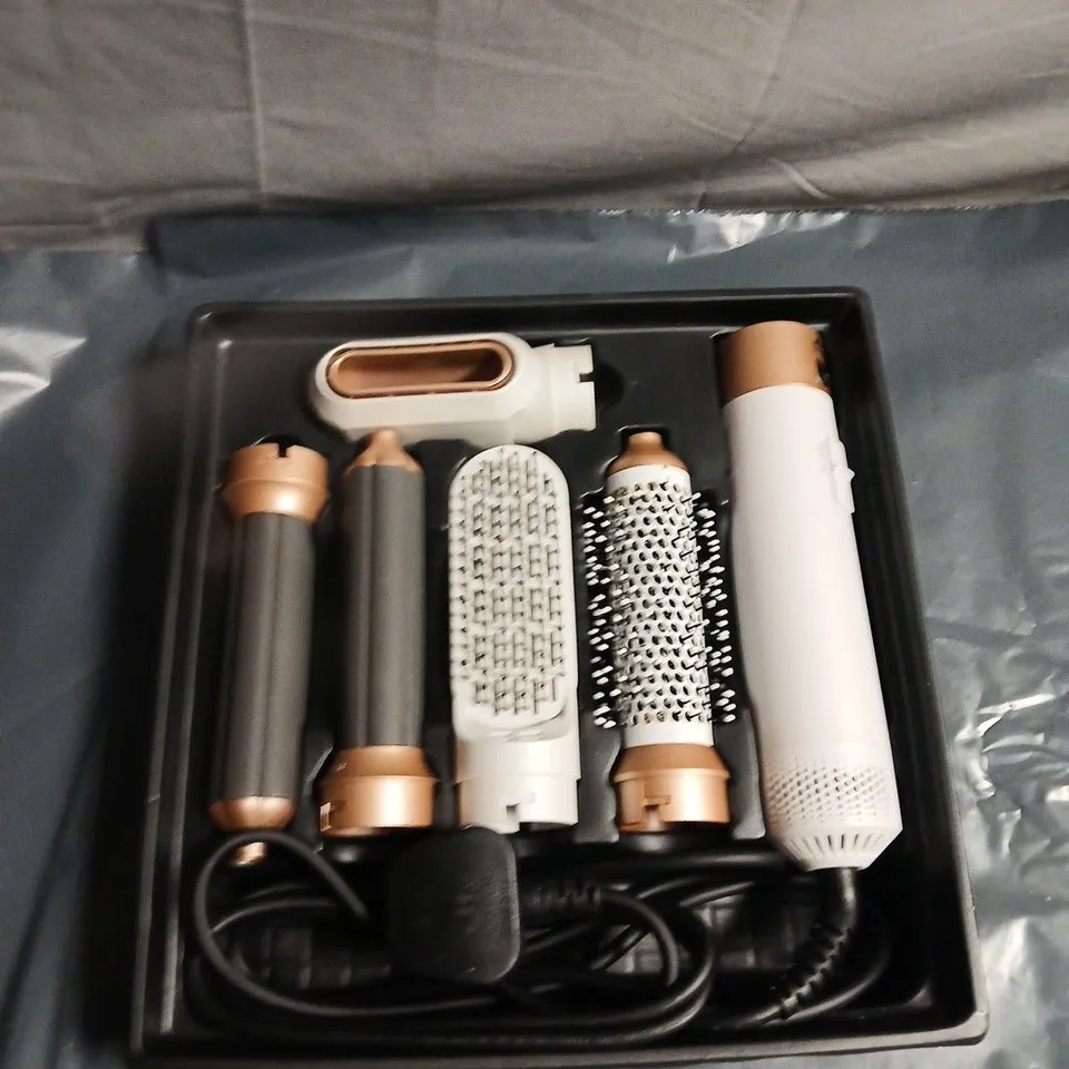 5-IN-1 HAIR DRIVER BRUSH SET – BOXED WITH ATTACHMENTS