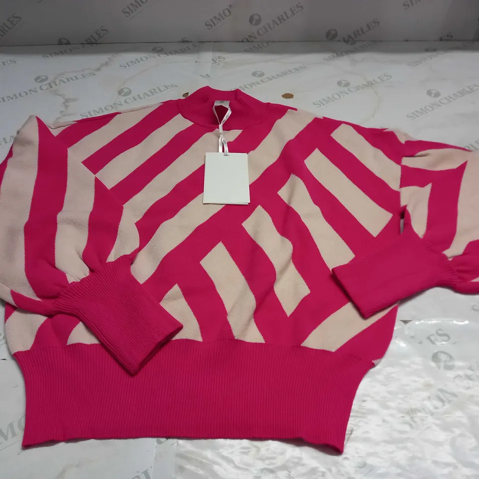 Y.A.S. STRIPE KNITTED PULLOVER JUMPER SIZE M