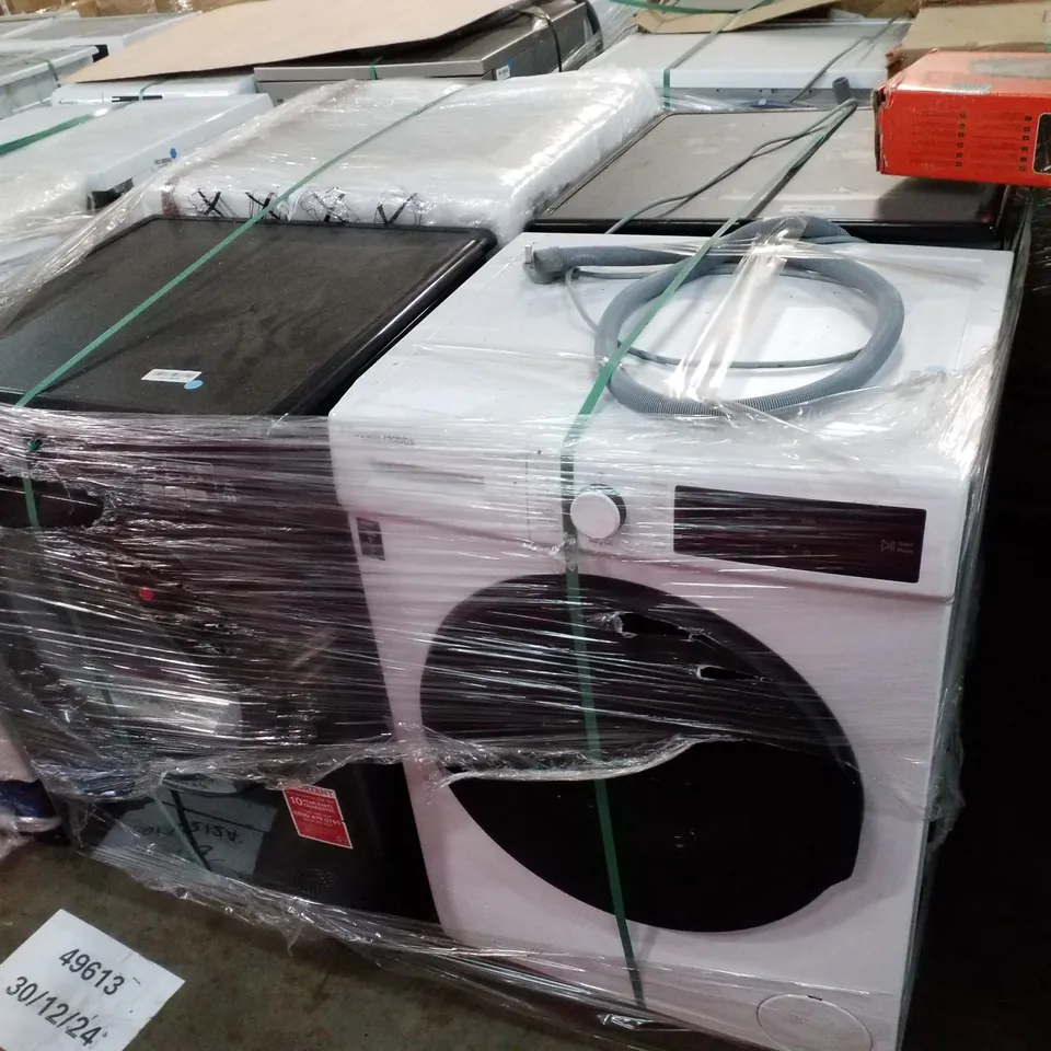 PALLET OF APPROXIMATELY 4 UNPROCESSED RAW RETURN WHITE GOODS TO INCLUDE;