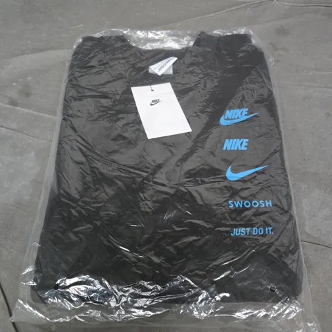 BAGGED NIKE MENS SWOOSH SWEATER IN BLACK - SMALL
