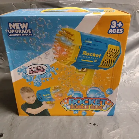 BOXED ROCKET BUBBLE GUN