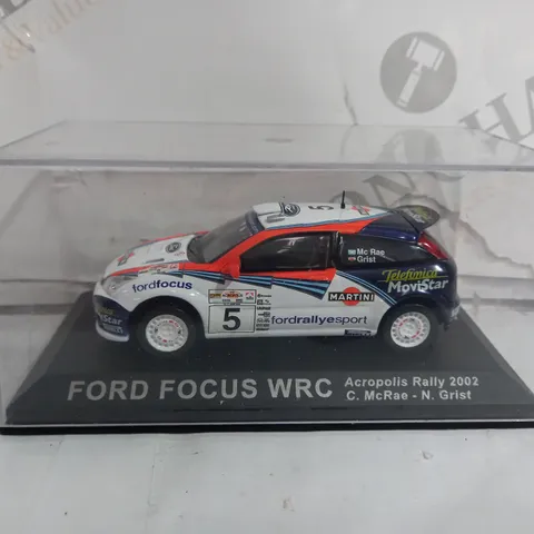 FORD FOCUS WRC ACROPOLIS RALLY 2002 C.MCREA & N.GRIST